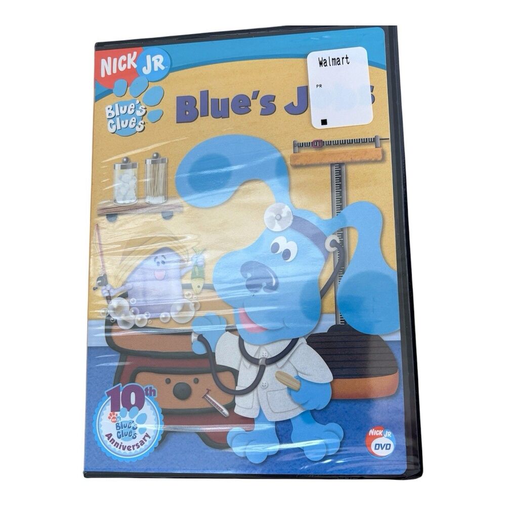 Nick Jr Blues Clues Blues Jobs DVD 10th Anniversary Kids Educational 2006